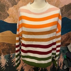 Stripped sweater size Large